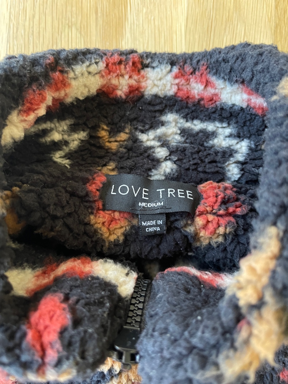 Love Tree, Patterned Fleece Jacket - Picture 3 of 5